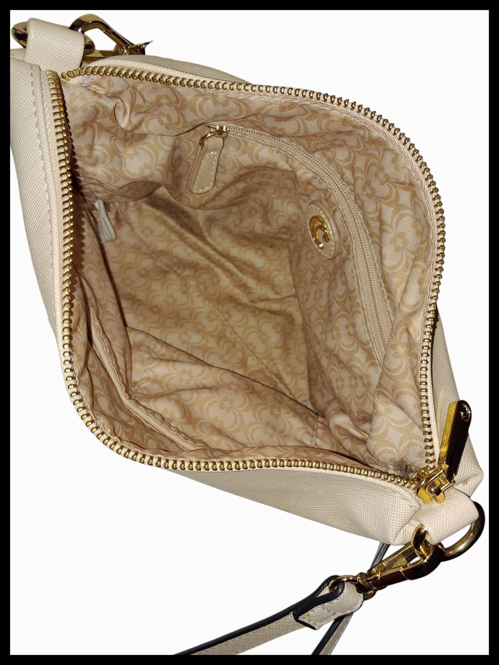 Cream Two-Piece Women's Tote & Purse Set - Picture 4 of 10